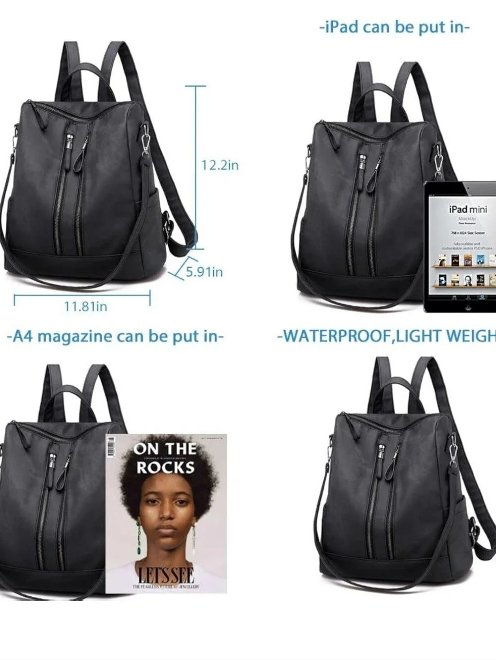NEW Backpack Purse, Convertible Shoulder Bags Handbags